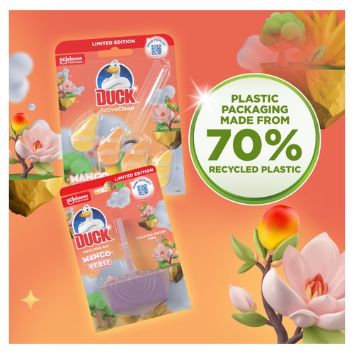 Duck Active Clean Rimblock Mango-Verse - Ocado
