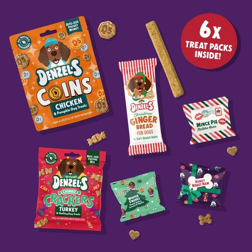 Denzel's Christmas Stocking Selection of Dog Treats