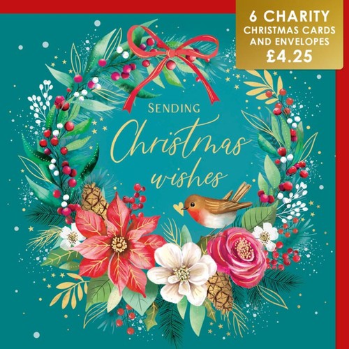 Wreath Charity Christmas Card Pack