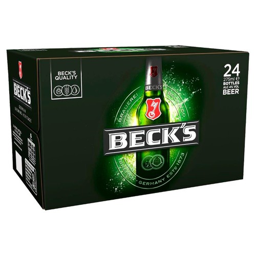 Becks German Lager Beer Bottles