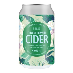 M&S x Sandford's Elderflower Cider