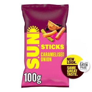 SUN Caramelised Onion Sticks Sharing Bag Crisps