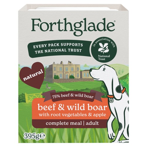 Forthglade National Trust Wet Dog Food Beef & Wild Boar with Veg & Apple