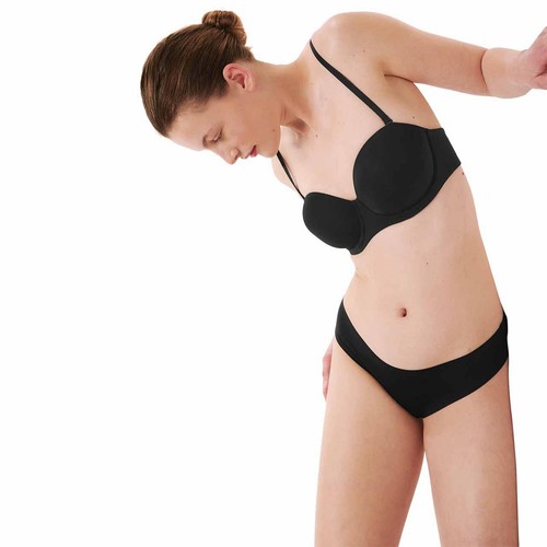 M&S Womens Brazilian Knickers, 16, Black