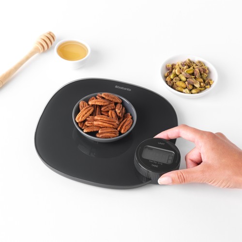 Brabantia Kitchen Scales, Dark Grey