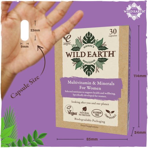 Wild Earth Multivitamins & Minerals for Women
