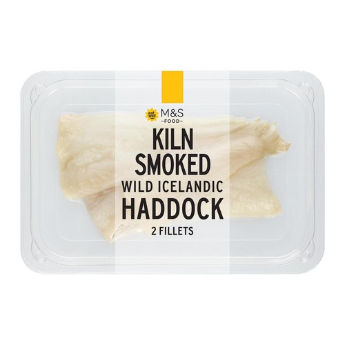 M&S Caught Undyed Smoked Haddock Fillets 