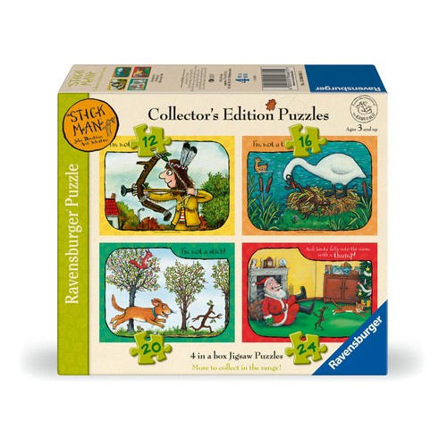 Ravensburger Gruffalo & Friends Stickman 4 in a Box Jigsaw Puzzles