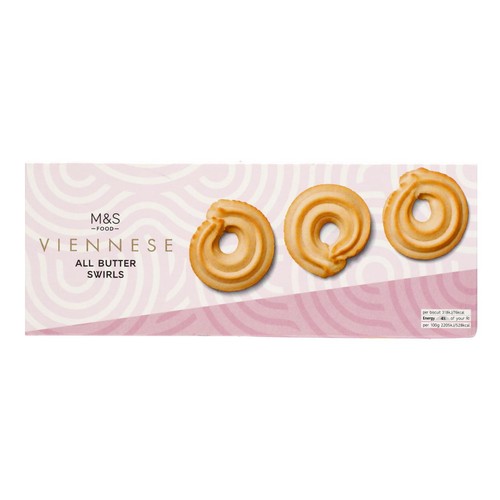 M&S All Butter Viennese Swirls Biscuits 130g