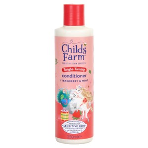 Childs Farm Tangle Taming Conditioner 250Ml Strawberry And Mint Kids Tear Free Formula