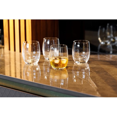 Mikasa Treviso 4pc Stemless Glasses, 350ml, Gift boxed
