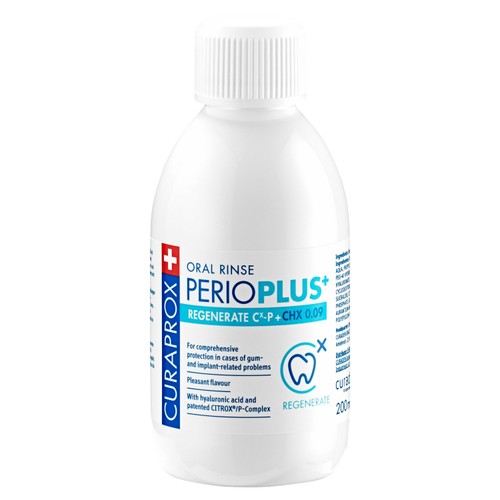 Curaprox Perio Plus Regenerate Mouthwash 0.09% CHX