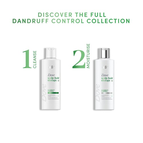 Dove Dandruff Control Shampoo for Healthy, Resilient Hair