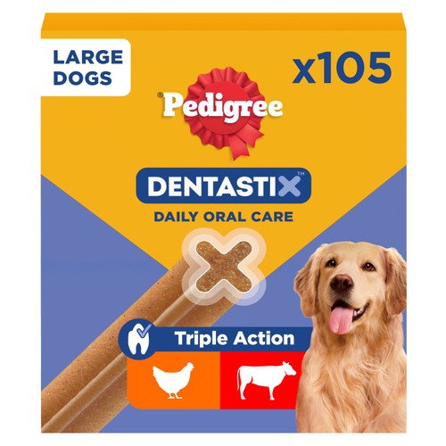 Pedigree Dentastix Daily Adult Large Dog Treats Dental Sticks