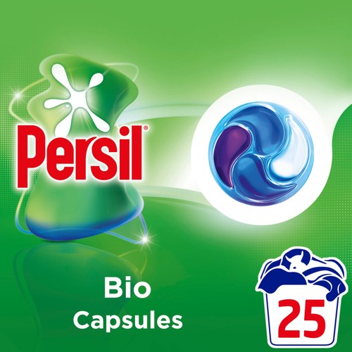 Persil Bio 3 in 1 Laundry Washing Detergent Capsules 26 Washes