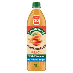 Robinsons Fruit & Barley Peach Squash