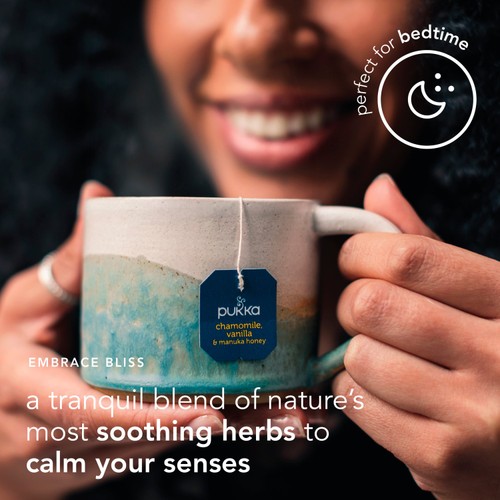Pukka Organic Chamomile, Vanilla & Manuka Honey Tea x20 CompostableTea Bags