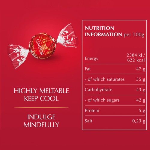 Lindt Lindor Milk Chocolate Truffles Box
