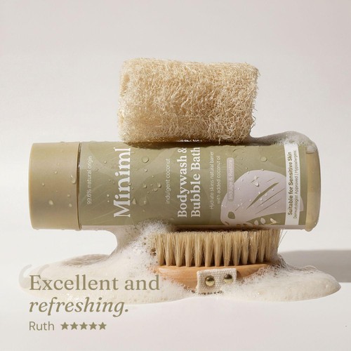 Miniml Body Wash & Bubble Bath Indulgent Coconut