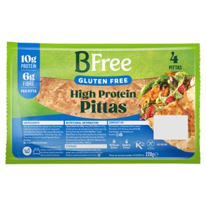 Gluten Free Wholegrain Pitta Breads 4 Pack