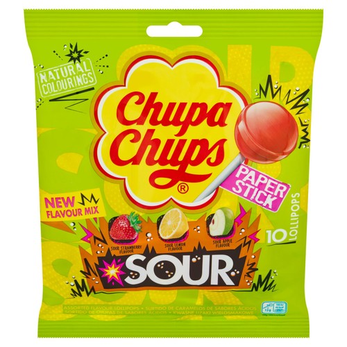 Chupa Chups Sour 10 Bag
