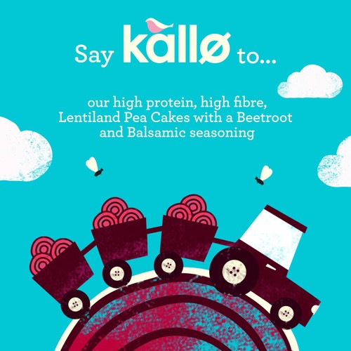 Kallo Beetroot & Balsamic Veggie Cakes
