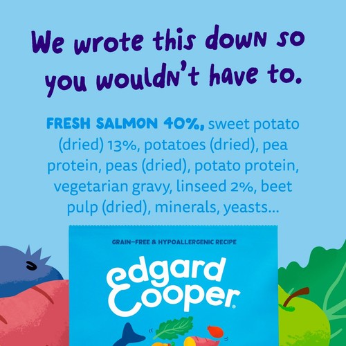 Edgard & Cooper Adult Gluten Free Fresh Salmon Small Kibble