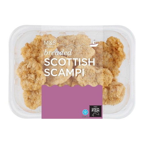 M&S Breaded Scottish Scampi