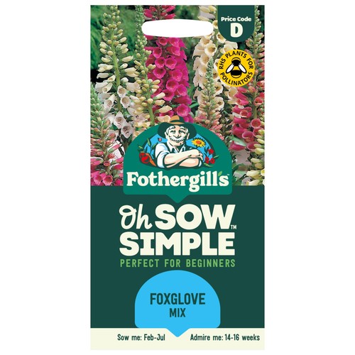 Mr Fothergills Seeds Oh Sow Simple Foxglove Mix