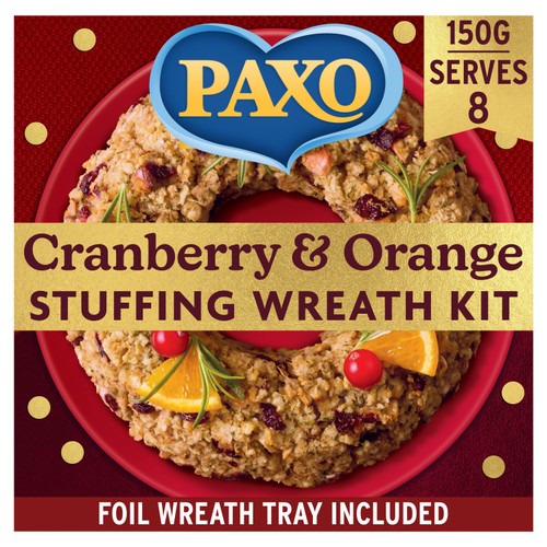 Paxo Cranberry and Orange Stuffing Wreath Kit
