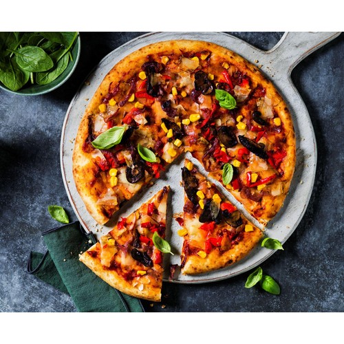 M&S Plant Kitchen Vegan Woodfired BBQ Veggie Pizza