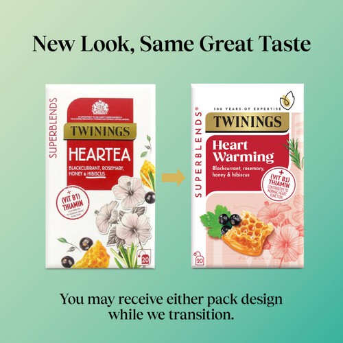 Twinings Superblends Heartea with Blackcurrant, Rosemary and Honey