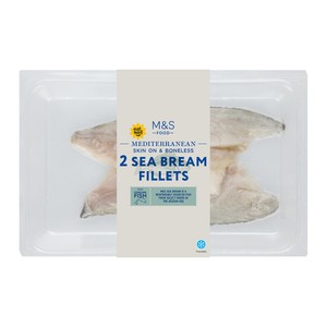 M&S 2 Mediterranean Sea Bream Fillets