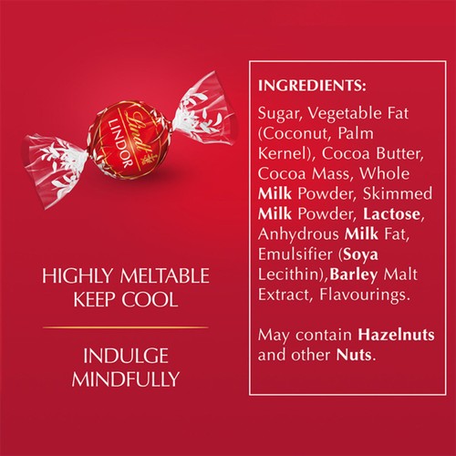 Lindt Lindor Milk Chocolate Truffles Box
