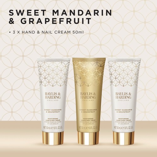 Baylis & Harding Sweet Mandarin & Grapefruit Indulgent Hand Trio Gift Set