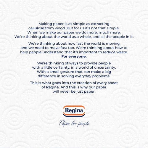 Regina Absorb Kitchen Roll 150 Supersized Sheets 2 Roll