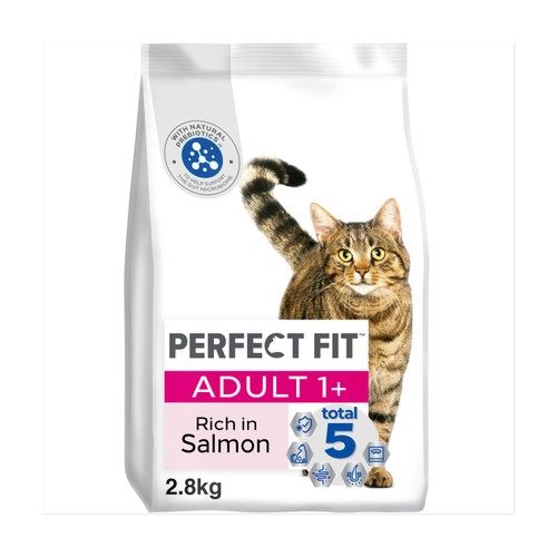 Perfect Fit Adult Dry Cat Food Salmon