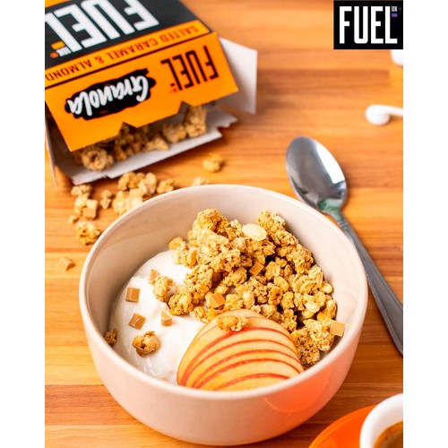 FUEL10K Salted Caramel Protein Granola Breakfast Cereal