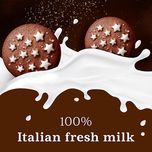 Pan Di Stelle Chocolate Biscuits with Milk, Hazelnuts & Cocoa