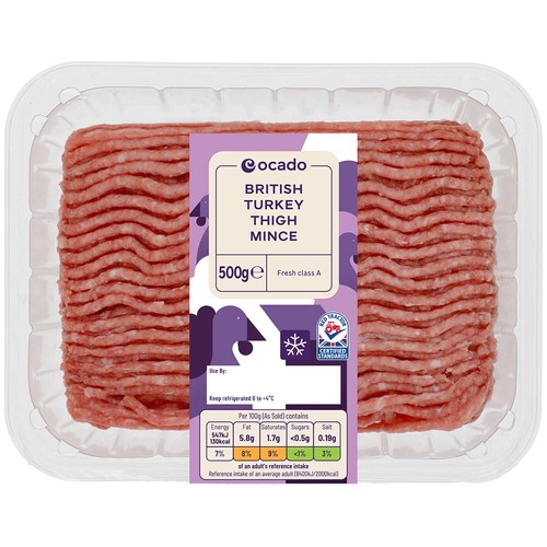 Ocado British Turkey Thigh Mince