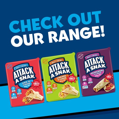 Attack-A-Snack Ham & Cheese Wrap