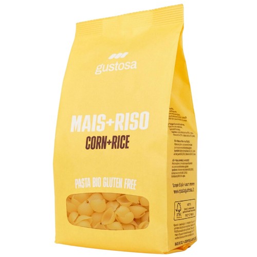 Gustosa Gluten Free Pasta Organic Corn & Rice Conchiglie