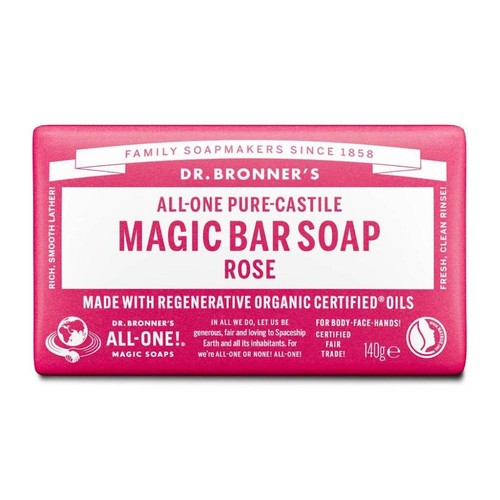 Dr. Bronner's Rose Organic Multi-Purpose Soap Bar