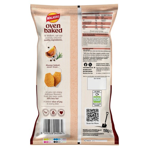Walkers Oven Baked Slow Roasted Beef