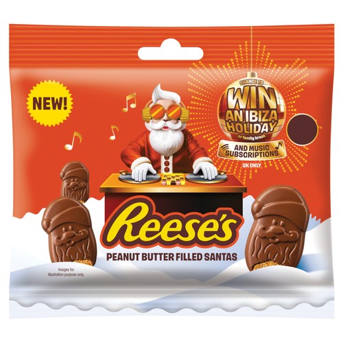 Reese's Peanut Butter Santa Bag