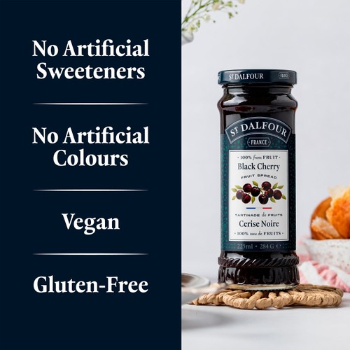 St Dalfour Black Cherry Fruit Spread