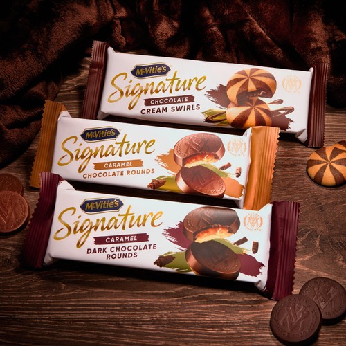 McVitie's Signature Caramel Chocolate Rounds Biscuits