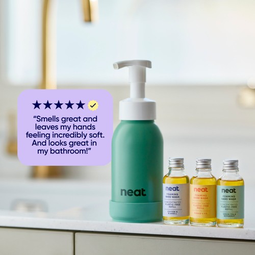 Neat Refillable Foaming Hand Wash Bottle Sage