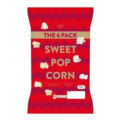 M&S Sweet Popcorn Multipack