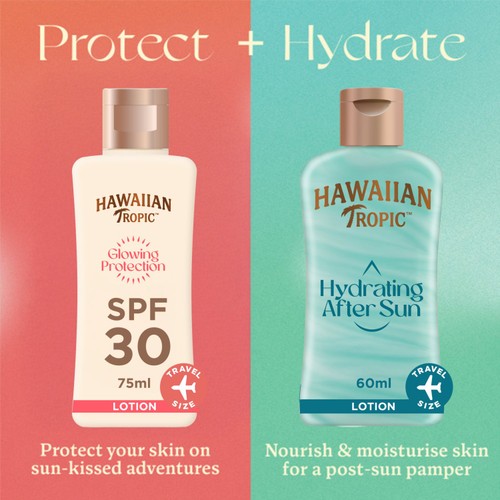 Hawaiian Tropic Glowing Protection Lotion SPF 30 Mini